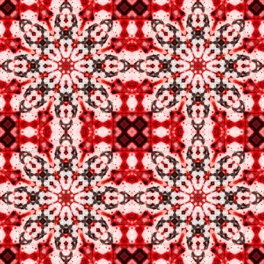 Kusursuz soyut kare deseni. Simetrik desen ve doku