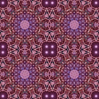 Kusursuz soyut kare deseni. Simetrik desen ve doku