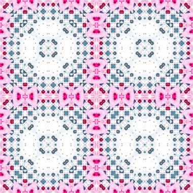 Kusursuz soyut kare deseni. Simetrik desen ve doku