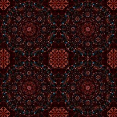 Kusursuz soyut kare deseni. Simetrik desen ve doku