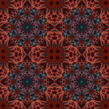 Kusursuz soyut kare deseni. Simetrik desen ve doku