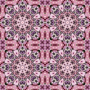 Kusursuz soyut kare deseni. Simetrik desen ve doku