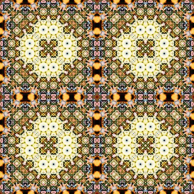 Kusursuz soyut kare deseni. Simetrik desen ve doku