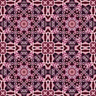 Kusursuz soyut kare deseni. Simetrik desen ve doku