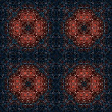 Kusursuz soyut kare deseni. Simetrik desen ve doku