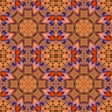 Kusursuz soyut kare deseni. Simetrik desen ve doku