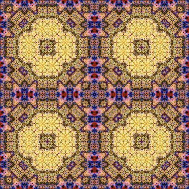 Kusursuz soyut kare deseni. Simetrik desen ve doku