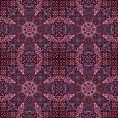 Kusursuz soyut kare deseni. Simetrik desen ve doku