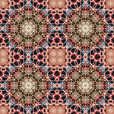 Kusursuz soyut kare deseni. Simetrik desen ve doku