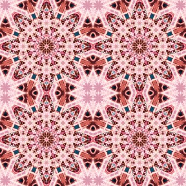 Kusursuz soyut kare deseni. Simetrik desen ve doku