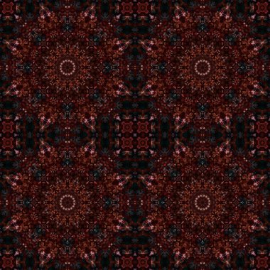 Kusursuz soyut kare deseni. Simetrik desen ve doku