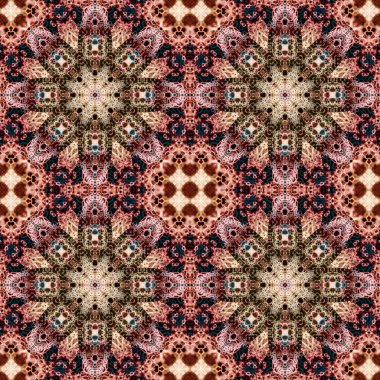 Kusursuz soyut kare deseni. Simetrik desen ve doku