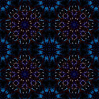 Kusursuz soyut kare deseni. Simetrik desen ve doku