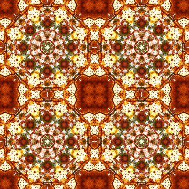 Kusursuz soyut kare deseni. Simetrik desen ve doku