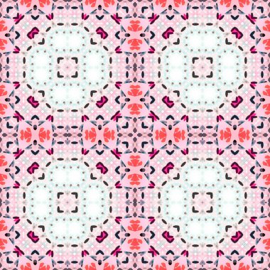 Kusursuz soyut kare deseni. Simetrik desen ve doku