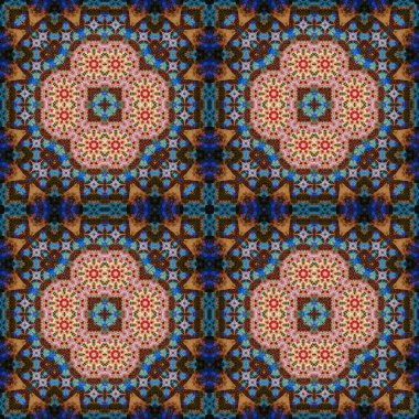 Kusursuz soyut desenli sanat. Küçük desenlerin dokusu. Sonsuz desen