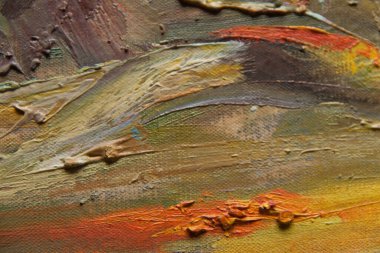 Soyut sanat. Yağlı boya. Modern sanat. Yakın çekim ve doku