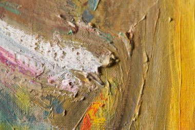 Soyut sanat. Yağlı boya. Modern sanat. Yakın çekim ve doku