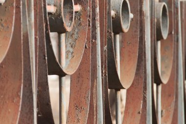 Metal pas dokusu. Fotoğraf arkaplan metali paslanmış. Eski yüzey. Paslı yüzey