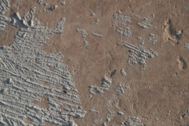 Beton doku. Beton ve alçı dokusu. Kabataslak desenli duvar. Eski beton