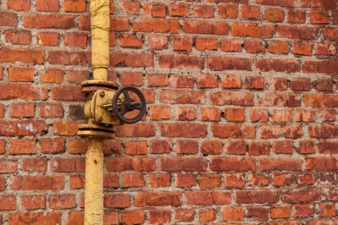 Eski bir tuğla duvarın dokusu. Eski bir tuğla duvarın fotoğrafı. Tuğla dokusu