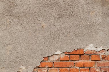 Tuğla duvar dokusunun fotoğrafı. Eski tuğla dokusu