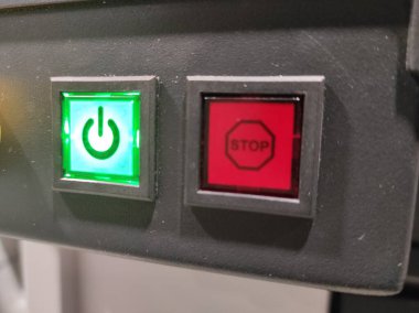 Üretimi başlat. Düğme dönüşü. Üretim. Sembol