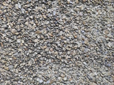 Gri duvar dokusu. Taş duvar. Gri küçük taş