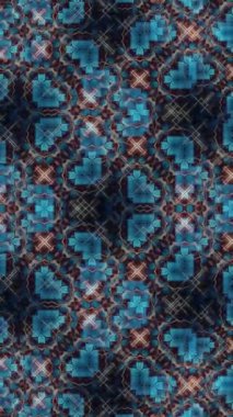 Soyut model. Soyut arkaplan. Dikey soyut animasyon arkaplanı. Sanat geçmişi. Kaleydoskop sanatı