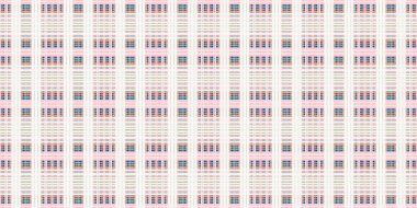 Kusursuz soyut bir arkaplan. Geniş desenli İskoçya. Satır arkaplanı. Soyut simetrik arkaplan