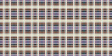 Kusursuz soyut bir arkaplan. Geniş desenli İskoçya. Satır arkaplanı. Soyut simetrik arkaplan