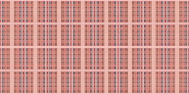 Kusursuz soyut bir arkaplan. Geniş desenli İskoçya. Satır arkaplanı. Soyut simetrik arkaplan