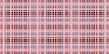 Kusursuz soyut bir arkaplan. Geniş desenli İskoçya. Satır arkaplanı. Soyut simetrik arkaplan