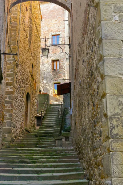 Anghiari Jest Wspaniałą Wioską Valtiberina Prowincji Arezzo Jest Częścią Najpiękniejszych — Zdjęcie stockowe