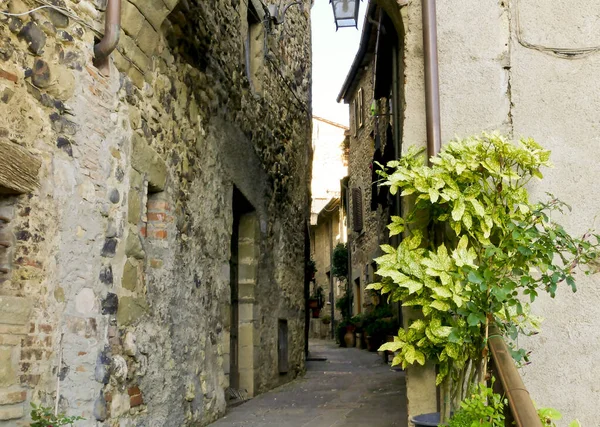 Borgo Medievale Anghiari Toscana Itália — Fotografia de Stock