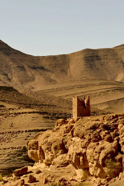 Villaggio berbero fortificato nella regione predesertica di Sousse Massa, Fas