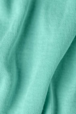 Arkaplan olarak buruşmuş nane kumaşı