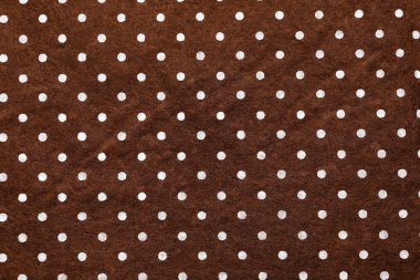 Arkaplan olarak noktaları olan kumaşın yakın görünümü