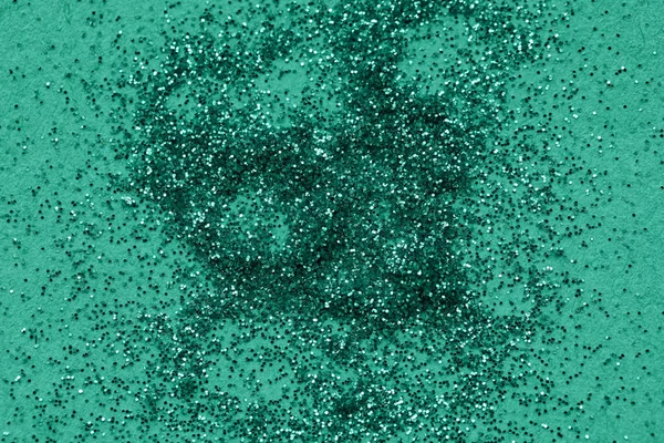 Small Shiny Sequins Mint Background — Stock Photo, Image