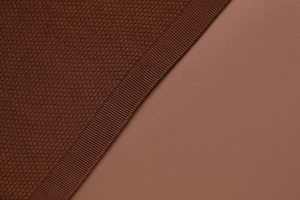 Fabric Pattern Brown Background — Stock Photo, Image
