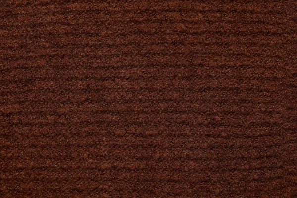 Arkaplan Olarak Kahverengi Örülmüş Kumaşın Yakın Görünümü — Stok fotoğraf