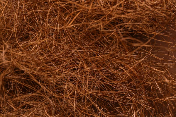 背景としての茶色の繊維の質感 — ストック写真