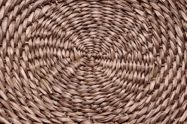 Closeup View Wicker Texture Background — Stock Photo, Image