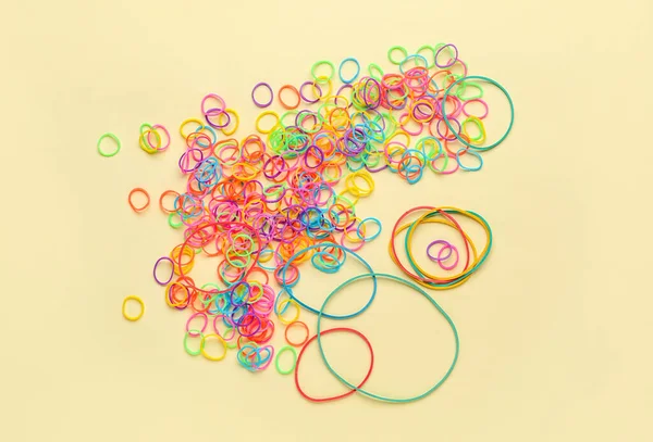 Small Colorful Rubber Bands Stock Photo - Download Image Now