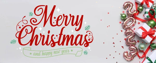 Beautiful Greeting Card Christmas New Year 2023 — Stock Photo, Image