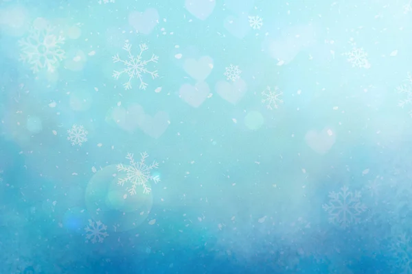 파란색 배경으로 크리스마스 축하연을 알리는 현수막 — 스톡 사진