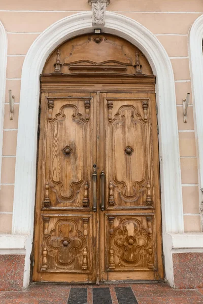 Building Old Wooden Door — Stock Photo, Image