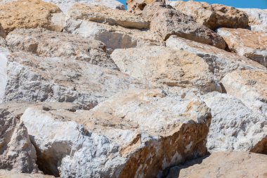 Arka plan olarak doğal taşlar, yakın plan