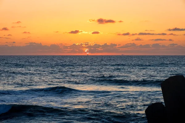 Schöner Blick Auf Das Meer Bei Sonnenuntergang — Stockfoto