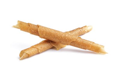 Beyaz arka planda lezzetli elma pastilleri